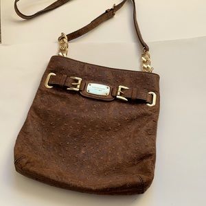 Michael Kors, ostrich crossbody purse